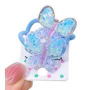 Bella fascia per capelli a farfalla, set 2 per Lady Casos, dolce corda elastica per capelli, legami per coda di cavallo, accessorio per capelli per bambini