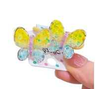 Bella fascia per capelli a farfalla, set 2 per Lady Casos, dolce corda elastica per capelli, legami per coda di cavallo, accessorio per capelli per bambini