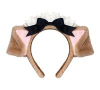 Bella fascia per capelli da donna con orecchie di cane PuddingMaid Black | Fascia per capelli da donna, graziosa fascia per capelli da cameriera, per cosplay, abbigliamento quotidiano, feste