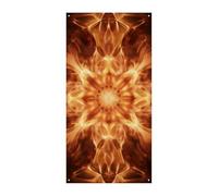 Bella Fiamma Modello Copertura Della Porta Banner 90x180cm Festone Festone Stagionale Cartello di Benvenuto Decorazione Verticale Porta Appeso Per Portico Ingresso Giardino Decor