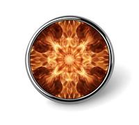 Bella Fiamma Modello Rotondo Distintivo Spilla Leggero Risvolto Tie Pins Regali Unici Spilla In Metallo Distintivo Per Cappello Camicia Abbigliamento Borse Decorazione