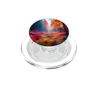 Bella foresta nebbiosa mattutina paesaggio scenico design PopSockets PopGrip per MagSafe