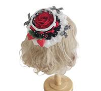 Bella Fragola Top Hat Forma Clip di Capelli Per Le Ragazze Molla Dei Capelli Molla Barrettes Per Adolescenti Adulti Colorato Coda Di Cavallo For