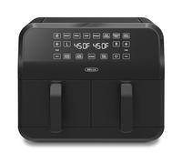 bella friggitrice ad aria a doppio cestello 8.0 QT, Nero
