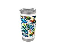 Bella Frogs Pattern Estetico Veleno Dardo Frog Bicchiere termico in acciaio inox doppia parete