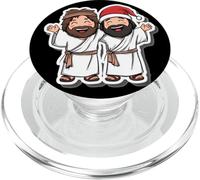 Bella Gesù e gli amici per la notte di Natale PopSockets PopGrip per MagSafe