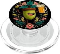 Bella ghianda della foresta con la birra look per ragazzi e ragazze PopSockets PopGrip per MagSafe