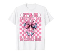 Bella Giornata per consegnare la Posta Postale Operaio Postale Maglietta