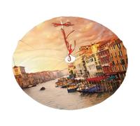 Bella gonna per albero di Natale stampata con vista sul canale di Venezia, 91,4 cm, perfetta per feste di Natale e riunioni di famiglia