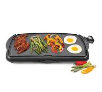 Bella Griddle 10.5 in x 20 in Non-stick, Black