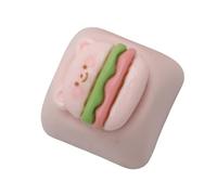 Bella Hamburger Design Resina Keycap Per Tastiere Meccaniche Migliora La Digitazione Con Faccia Personaggio Del Fumetto Personalizzabile Resina Keycap Per Digitare