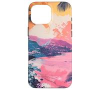 Bella Hawaii Beach Travel Vintage Art Custodia per iPhone 16 Pro Max