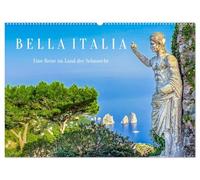 Bella Italia - Eine Reise im Land der Sehnsucht (Wandkalender 2026 DIN A2 quer), CALVENDO Monatskalender: Eine Reise durch Landschaften und Städte Italiens zwischen dem Norden Italiens und Sizilien.