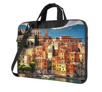 Bella Italia stampa conveniente Laptop insacca stile elegante e protettivo della borsa del computer unico, Nero , 15.6 inch