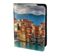 Bella Italia Stampa Porta Passaporto Per Viaggio Must Have, Custodia Per Passaporto Per Accessori Da Viaggio Per Donne Uomini, Nero, One Size