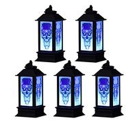 Bella lampada da appendere per Halloween, decorazione a forma di zucca, teschio, per feste in giardino, cortile, interni ed esterni, luci notturne di Halloween decorative da parete