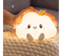 Bella luce notturna a forma di nuvola, adorabile regalo per la luce di compleanno della cameretta dei bambini, luce portatile a LED a 7 colo