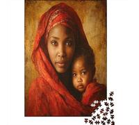 Bella madre africana e suo BambinoPuzzle 1000 Pezzi Per Adulti, Giochi EduGattoivi38x26cm/1000pcs