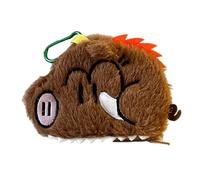 Bella maiale sacchetto di monete commutazione borsa cuffia magica pompa di memoria peluche cartone animato animali custodia bella cambio maiale sacchetto peluche cucciolo cuffie, Wild Boar Coin Purse