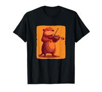 Bella melodia di violino con questo adorabile costume da castoro Maglietta