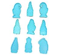 Bella muffa della resina del silicone di Keychain dello gnomo del fumetto con il mestiere dell'epossi