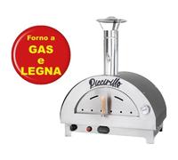 FORNO A GAS/LEGNA BELLA NAPOLI PICCIRILLO IN ACCIAIO INOX PER PANE E PIZZA