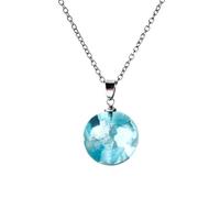 Bella Nuvole Bianche Blu Per Cielo Resina Palla di Vetro Ciondolo Collana Paese delle Meraviglie Collana All-match Adolescente Joint Pinze Fine Nipper Taglio Pinza In Acciaio Inox Cutter Pinze