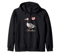 Bella Oca con Bandiera del Canada Costume Felpa con Cappuccio