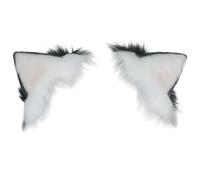 Bella orecchie di lupo elettrico fascia punk peluche accessorio per capelli per uso quotidiano e occasione speciale accessorio Halloween fasce per donne Halloween fasce per adulti anime personaggio