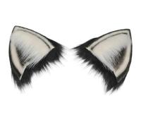 Bella orecchie di lupo elettrico fascia punk peluche accessorio per capelli per uso quotidiano e occasione speciale accessorio Halloween fasce per donne Halloween fasce per adulti anime personaggio