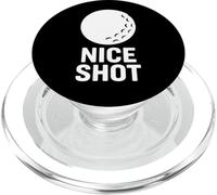 Bella palla da golf con grafica divertente minimalista PopSockets PopGrip per MagSafe