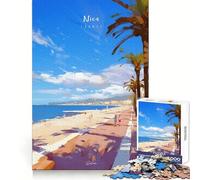 Bella passeggiata Puzzle da 1000 pezzi per ragazzi Puzzle intelligente allenamento e fuga tranquilla Taglio perfetto Regalo memorabile (50x75cm)