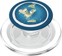Bella Piatta Mondo Piatta Terra Mappa Universo Glob PopSockets PopGrip per MagSafe