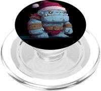 Bella pietra Golem con cappello di Natale Costume PopSockets PopGrip per MagSafe
