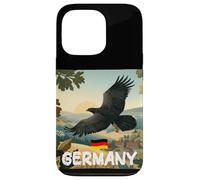 Bella preda tedesca di uccelli grafica con la natura della Germania Custodia per iPhone 13 Pro