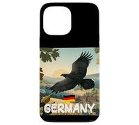 Bella preda tedesca di uccelli grafica con la natura della Germania Custodia per iPhone 13 Pro Max