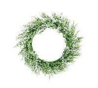 Bella Primavera Foglia Finta Corona Verde Foglia Cerchio All'aperto Casali Decori Per La Decorazione All'aperto Raduno Festa Porta D'ingresso Corona