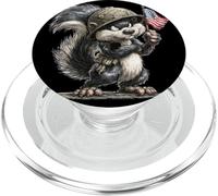 Bella puzzola con bandiera patriottica per gli amanti del campo di battaglia PopSockets PopGrip per MagSafe