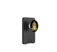 Bella rana incoronata per uno sguardo spiritoso nel regno PopSockets PopWallet per MagSafe