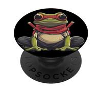 Bella rana Ninja per avventure furtive e divertenti PopSockets PopGrip Adesivo
