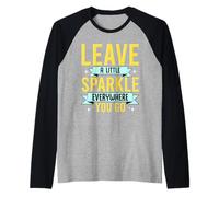 Bella Regina Lascia Un po 'di Scintillio Maglia con Maniche Raglan