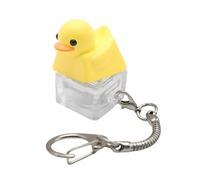 Bella Resina Anatra Keycap Stress Relief Giocattolo Portachiavi Tipo Per Tastiere Portatile Sensoriale Scrivania Decorazione Regalo Resina Keycap Giocattolo Per Tastiere