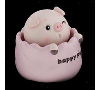 Bella Resina Felice Pig Agitazione Testa Bambini Giocattolo Car