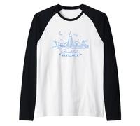 Bella Reykjavik, Islanda Maglia con Maniche Raglan