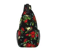 Bella Rosa Regalo Crossbody Sling Bag Crossbody Spalla Borsa Petto Tracolla Tracolla Vita Fanny Pack Uomini Donne