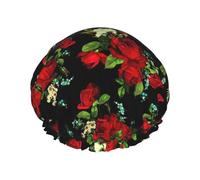 Bella Rosa Regalo Cuffia Doccia Donne Riutilizzabili Grande Cuffia Doccia Uomini Quickdry Cura Capelli Lungo Breve Bagno Bambini