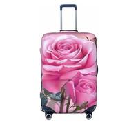 Bella rosa rose viaggio bagagli copertura Protector - Valigie copertura protettiva per bagagli 45-81 cm, nero, viola, rosso, nero, Small
