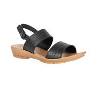 BELLA Sandali da donna alla moda con zeppa e cinturino posteriore, resistenti, eleganti, comodi, antiscivolo, leggeri e traspiranti, nero, 5 UK