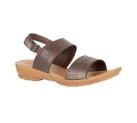 BELLA Sandali da donna alla moda con zeppa e cinturino posteriore, resistenti, eleganti, comodi, antiscivolo, leggeri e traspiranti, Marrone, 6 UK