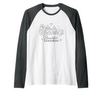 Bella Santorini Maglia con Maniche Raglan
